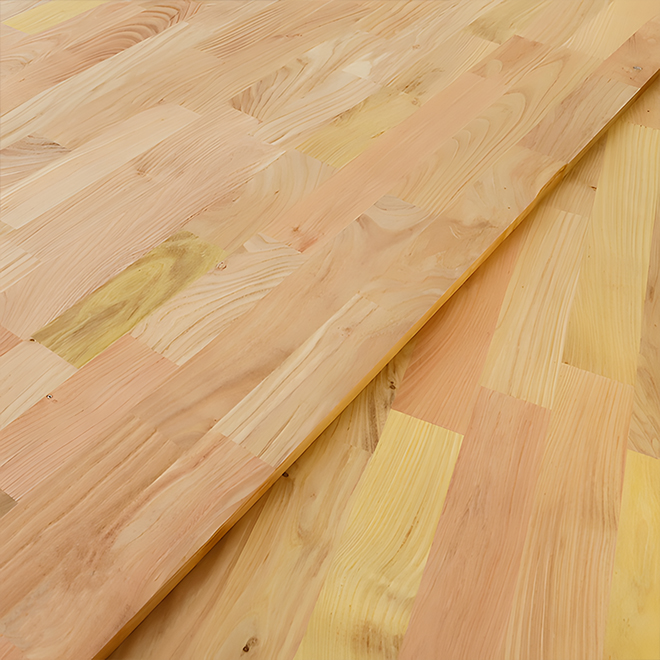 Acacia Edge-Glued Solid Wood Panel, Finger Jointed, Thickness 0.75″/19mm, Grade 1