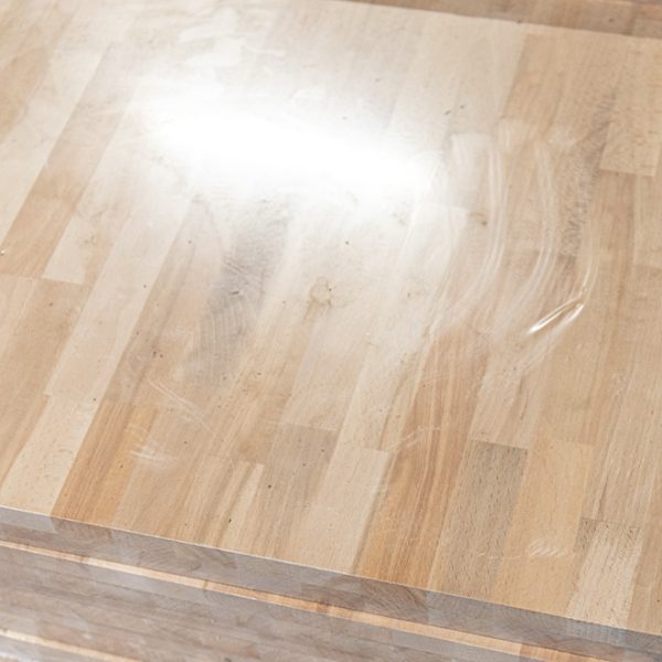 Pyökin liimapuulevy, sormijatkettu, paksuus 1.5″/38mm, laatuluokka B/B