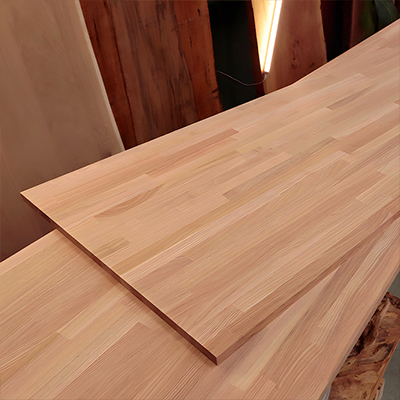 Cherry Edge-Glued Solid Wood Panel, Finger Jointed, Thickness 0.75″/19mm, Grade 2