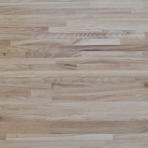 Eurooppalaisen tammen liimapuulevy, sormijatkettu, paksuus 0.75″/19mm, laatuluokka 1