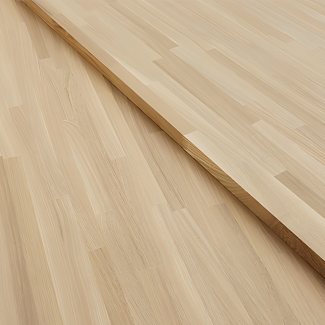 Hornbeam Edge-Glued Solid Wood Panel, Finger Jointed, Thickness 0.75″/19mm, Grade 1
