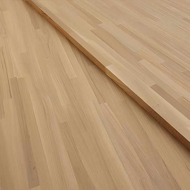 Hornbeam Edge-Glued Solid Wood Panel, Finger Jointed, Thickness 0.75″/19mm, Rustic Grade
