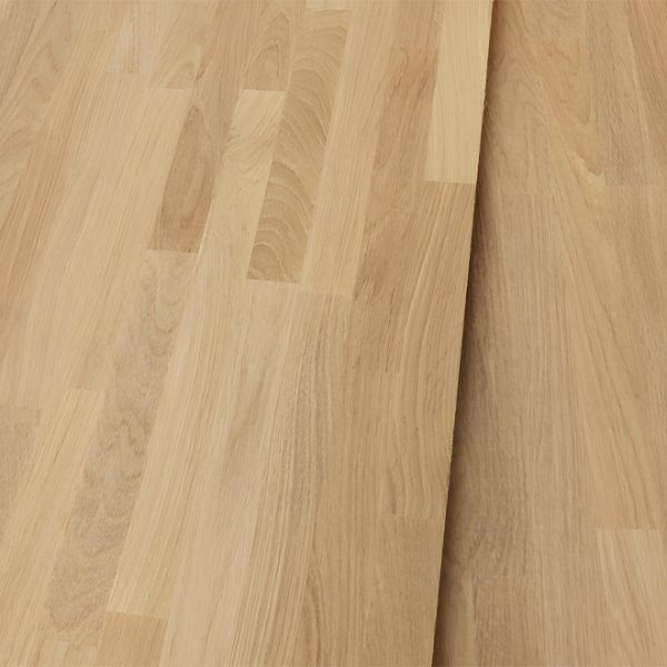 Pannello lamellare quercia rossa giuntato a pettine, spessore 0.75″/19mm, scelta A/B