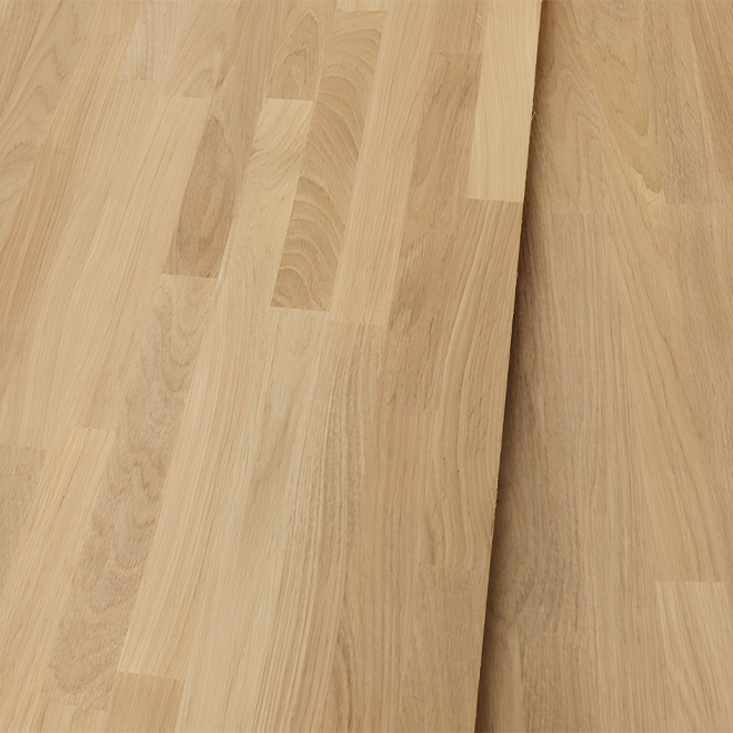 Red Oak Edge-Glued Solid Wood Panel, Finger Jointed, Thickness 0.75″/19mm, Grade 1