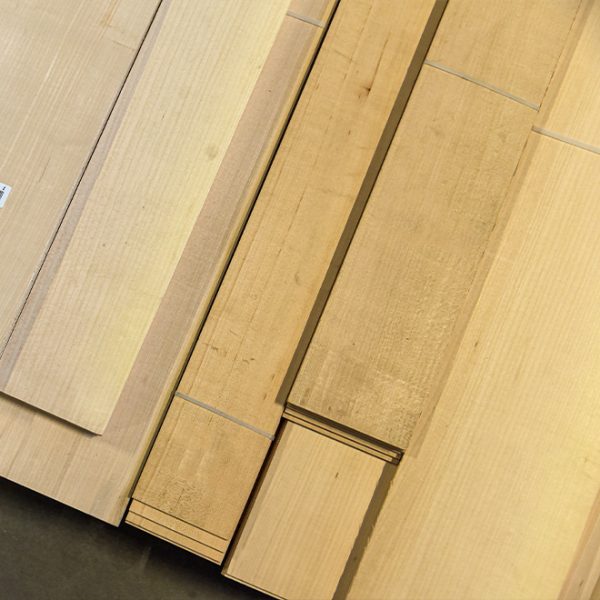 Esdoorn gezaagd fineer 6mm, kwaliteit Rustiek