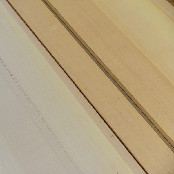 Esdoorn gezaagd fineer 6mm, kwaliteit Rustiek