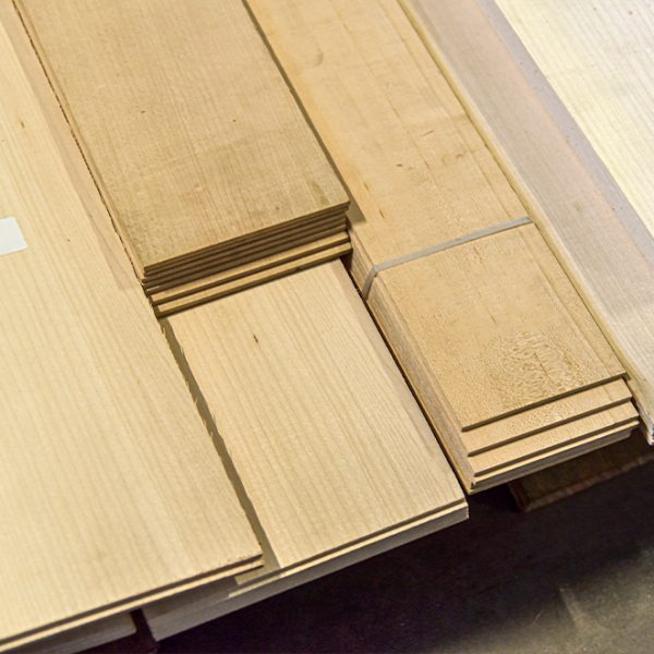 Esdoorn gezaagd fineer 6mm, kwaliteit Rustiek