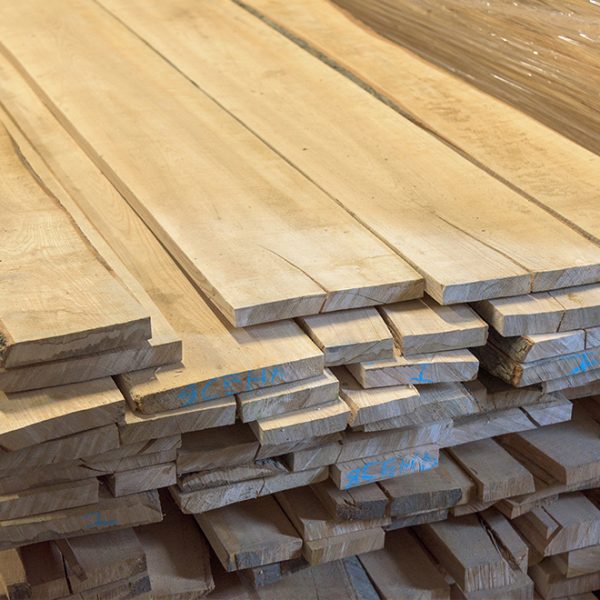 Legname segato grezzo frassino, spessore 30 mm (5/4"), 1C