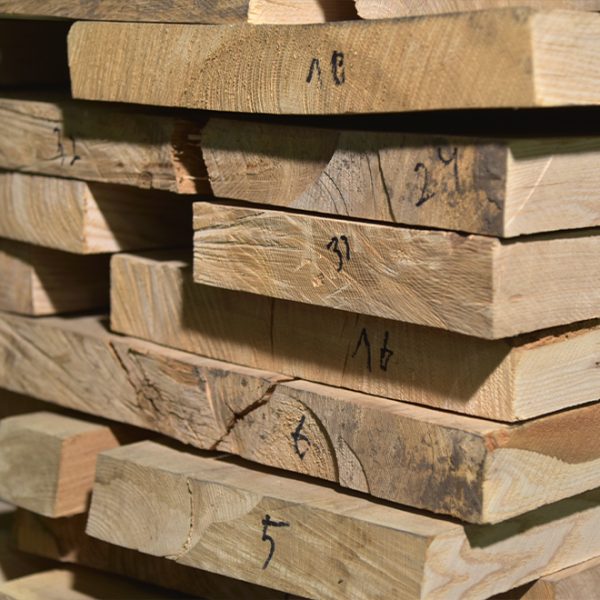 Legname segato grezzo frassino, spessore 50 mm (8/4"), F1F