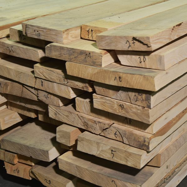 Legname segato grezzo frassino, spessore 50 mm (8/4"), F1F