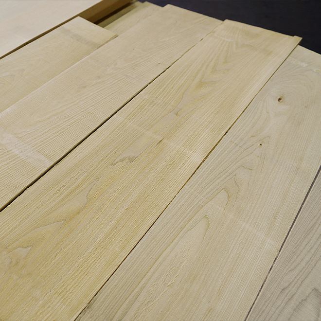 Basswood Rough-Sawn Lumber, Thickness 50 mm (8/4"), 1C