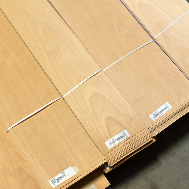 Beech Veneer A/B grade, from 0,52mm / 0.022"