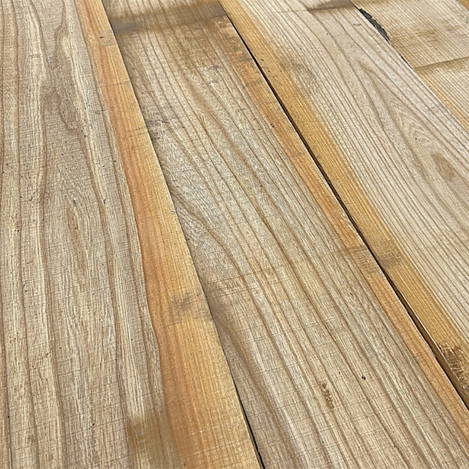 Elm Rough-Sawn Lumber, Thickness 30 mm (5/4"), F1F